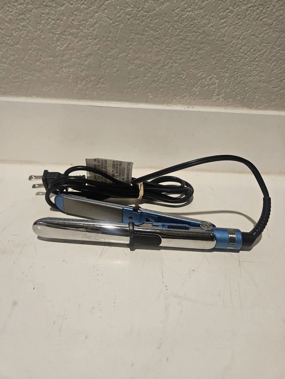 BaBylissPRO Nano Titanium Prima2000 Mini Iron Blue & Silver